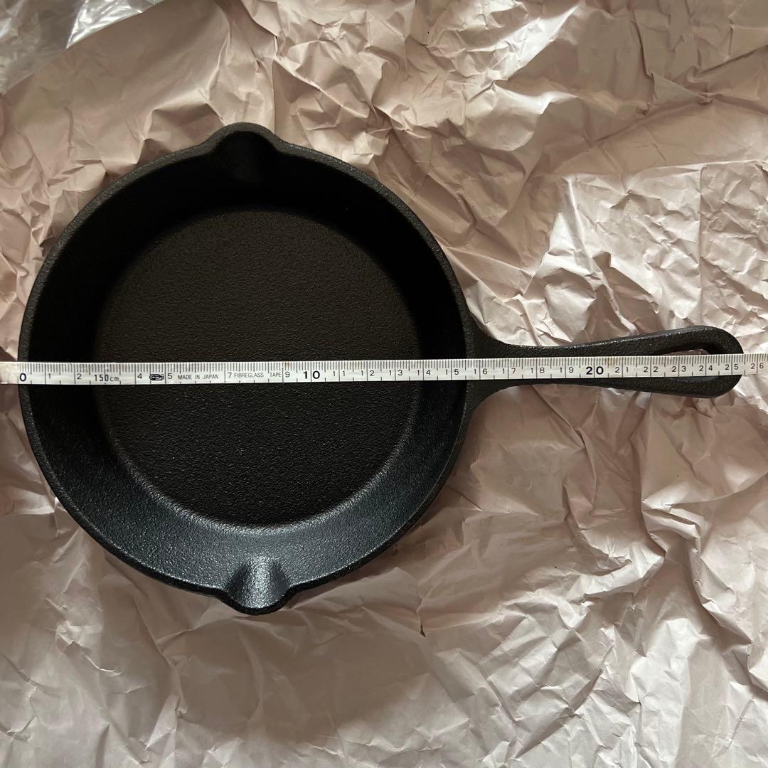 Nitori Skillet with Lid, Small, Cast Iron