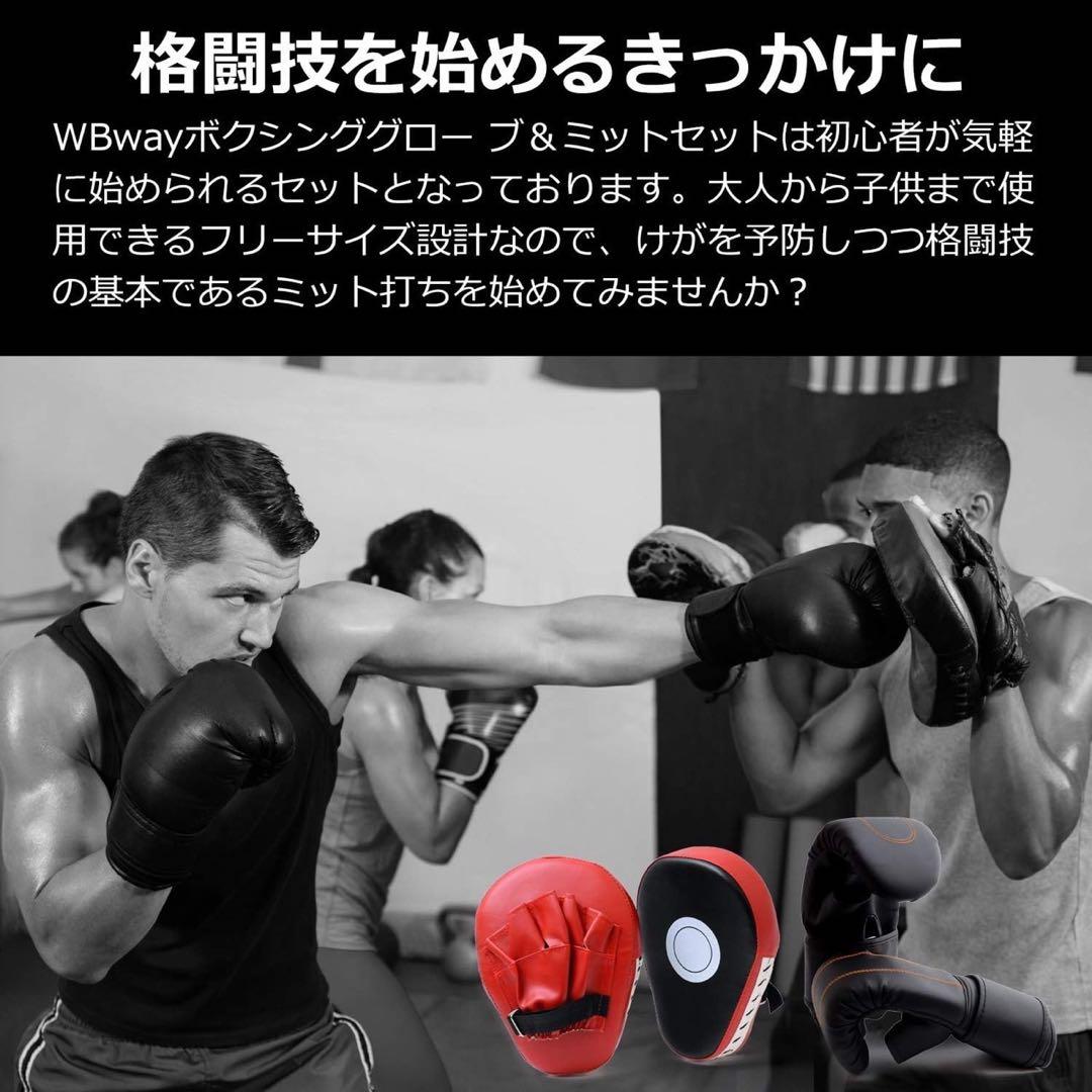 【New, Unused】Boxing Gloves & Mitt Set - Unisex for Boxercise