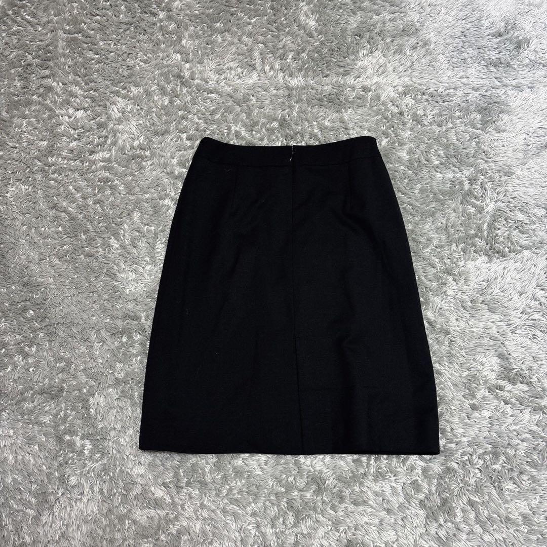 I.M.G.N (15) Lined Tight Skirt, Washable, Plain, Wool Blend