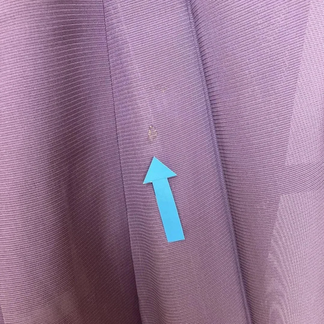 Summer Kimono, Ro (gauze weave), Purple, Solid Color Kimono, Family Crest: Maru ni Mokko (circular design with a quince flower), T size